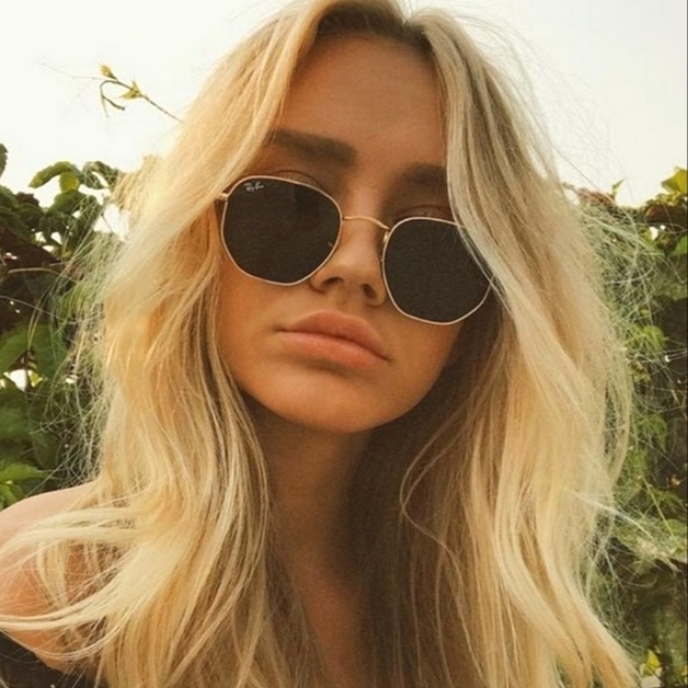 Ray-Ban STORE DISPLAY Hexagonal RB3548N Green Lenses